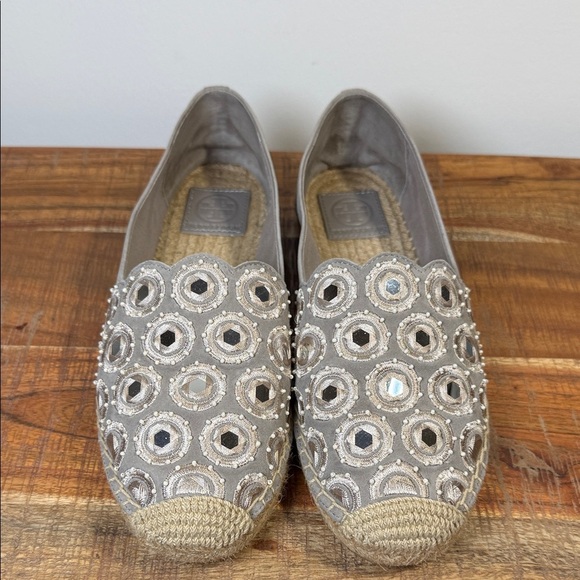 Tory Burch Yasmin Flat Embellished Espadrilles, Women’s 9 - Picture 3 of 10